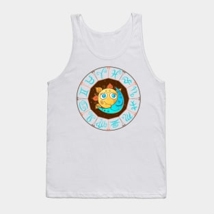 Sun Moon Zodiac Astrological Horoscope Tank Top